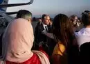 
US Secretary of State Antony Blinken speaks to the media before boarding his plane in Cairo en route to Jordan on October 15. Blinken said on October 15 there was a consensus among US Arab allies to contain the Israel conflict with Hamas in the Gaza strip. [Jacquelyn Martin/Pool/AFP]        