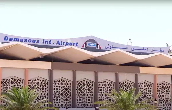 Damascus International Airport has come under military attacks more than once because it was used by the IRGC to transport weapons, missiles and personnel. [Screenshot from a SANA video posted February 23]