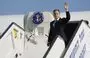 
US Secretary of State Antony Blinken waves as he disembarks from an aircraft for the start of his visit to Israel, amid the ongoing conflict between Israel and Hamas, at Ben Gurion International Airport near Tel Aviv on November 3. [Jonathan Ernst/AFP]        