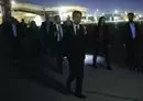 
US Secretary of State Antony Blinken walks to board his military transport aircraft to depart Baghdad International Airport after meeting Iraq's prime minister, amid the ongoing conflict between Israel and Hamas, in Baghdad on November 5. [Jonathan Ernst/AFP]        