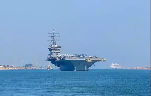 The Dwight D. Eisenhower Carrier Strike Group has arrived in the Middle East as part of a US increase in regional posture amid the ongoing Israel-Hamas war. [US military]