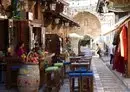 
Empty tables await diners at a restaurant in Lebanon's Byblos on November 10, as fears of a spillover of violence from the Israel-Hamas war keep tourists away. [Joseph Eid/AFP]        