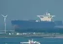 
The crude oil tanker Nautica is pictured at an anchorage in Singapore on April 18, on its way from China to Yemen. The United Nations purchased the supertanker crude carrier to remove oil from a ship abandoned off Yemen's coast in efforts to prevent a major spill. [Roslan Rahman/AFP]        