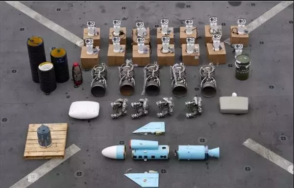 US military personnel seized Iran-made missile warheads and related components during a ship-boarding mission off the coast of Somalia January 11. [USCENTCOM]