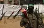 
حركة حماس تعرض صواريخ ومسيرة عسكرية خلال معرض نظمته كتائب عز الدين القسام في غزة يوم 9 كانون الأول/ديسمبر 2022. [محمد عابد/وكالة الصحافة الفرنسية]        