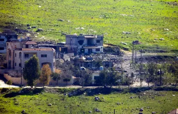 This picture shows a house destroyed in an Israeli air strike on the village of Khiam near Lebanon's southern border on February 21, amid ongoing cross-border fighting. [Rabih Daher/AFP]