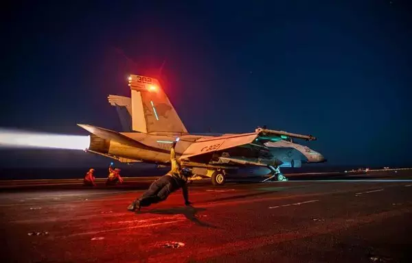 Just before midnight on February 24, US and British forces, with support from Australia, Bahrain, Canada, Denmark, the Netherlands and New Zealand, struck 18 Houthi targets in Yemen. [CENTCOM]