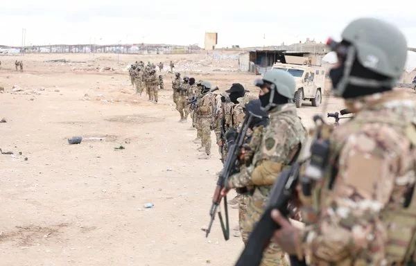 Syrian Democratic Forces in January captured 31 ISIS elements and seized mines, explosives and other items during an operation in the al-Hasakeh province camp of al-Hol. [Syrian Democratic Forces]