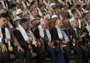 
Attendees at a Palestine conference organized by the Houthis in Sanaa on April 1. [Mohammed Huwais/AFP]        