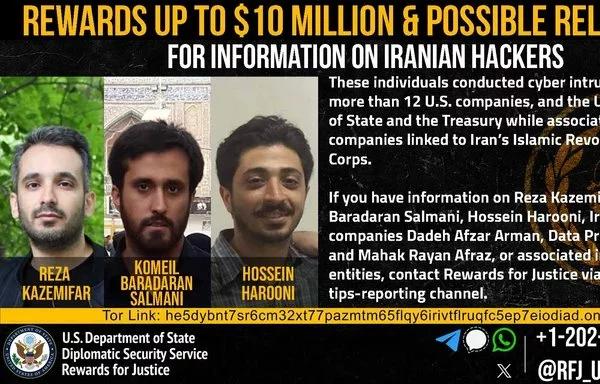 The US State Department's Rewards for Justice program is offering up to $10 million for information leading to four Iranian hackers. [RFJ]