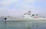 
Guided-missile destroyer Jiaozuo of the Chinese People's Liberation Army Navy's 46th fleet leaves a military port in Zhanjiang, Guangdong province, on February 21. [Yang Jie/Xinhua]        