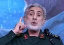 
IRGC Quds Force commander Esmail Qaani speaks during a ceremony marking the anniversary of the 2020 killing of his predecessor Qassem Soleimani, in Tehran on January 3. [Atta Kenare/AFP]        