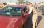 
An Iraqi security officer inspects a car in Diyala province on May 12. [Iraqi Ministry of Interior]        