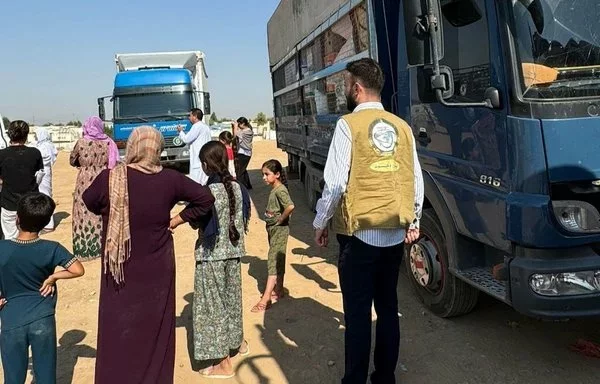 Yazidis displaced by ISIS return to their villages in Sinjar on July 28. [Iraqi Ministry of Migration and Displacement]