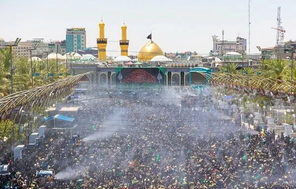 Millions take part in the Arbaeen pilgrimage on July 20. [Al-Atabah Al-Abbasiyah Shrine Facebook page]