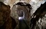 
A picture taken May 22, 2020, shows a Hizbullah tunnel in Mleeta near the southern Lebanese village of Jarjouaa. [Joseph Eid/AFP]        