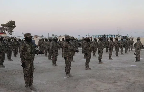 Syrian Democratic Forces take part in a drill in Syria on September 12. [SDF]