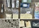 
Photographs published September 31 show 420,000 narcotic pills and other items smuggled from Syria that were seized by the Jordanian authorities. [Jordan Public Security Directorate]        