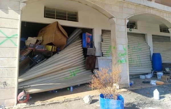 In a new lawsuit, Mahmoud Shuaib demands compensation from Hizbullah, which he accuses of vandalizing and looting his retail outlet in Toul. [Mahmoud Shuaib]