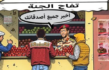 Yemenis say Houthis' 'apples in heaven' slogan is rotten to the core