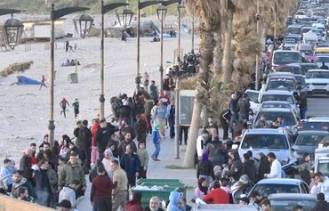 Hizbullah's war displaces thousands of fleeing civilians