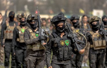YPJ female fighters integrate into Syrian police force